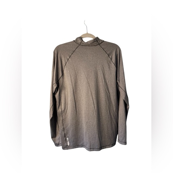 L.L. Bean Men’s Quarter-Zip Pullover Gray Performance Shirt Size L - Picture 3 of 4